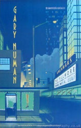 Gary Numan 2001 Venue Poster San Francisco